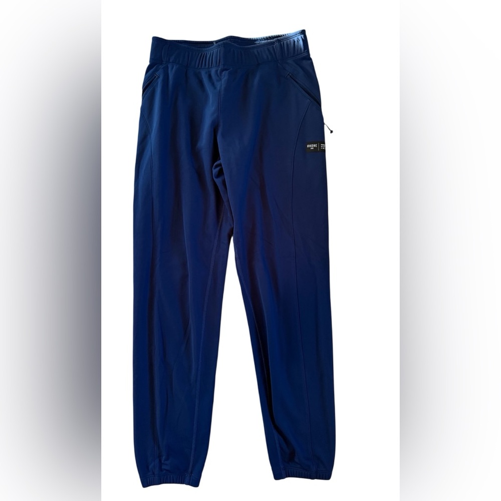 RHONE Fleece Lined Joggers for Men in Blue sz 26 x 26